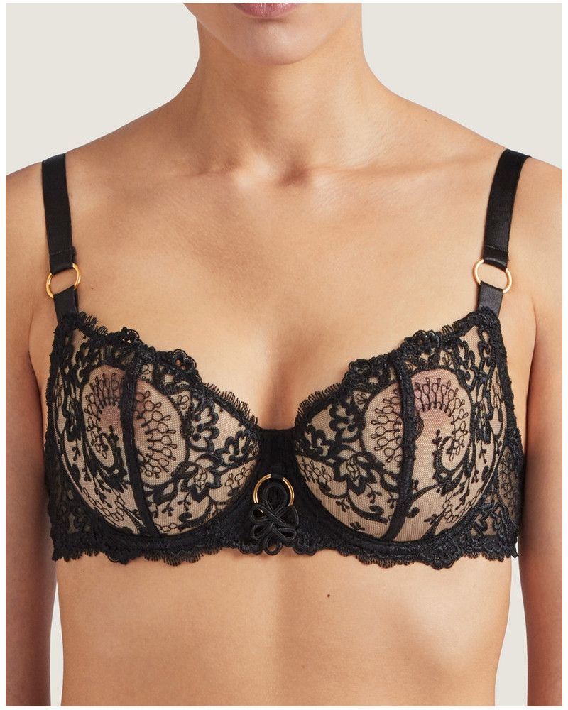 Demi bra Aubade La Reine de la Nuit (Noir Lyrique)