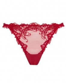 Sexy thong Lise Charmel Soir de Venise (Rouge Venise)