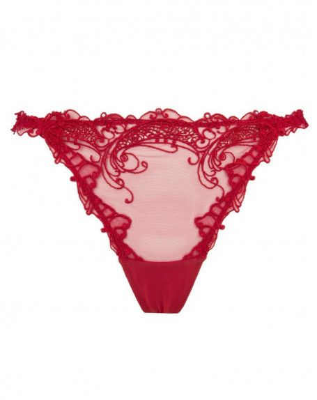 Sexy thong Lise Charmel Soir de Venise (Rouge Venise)