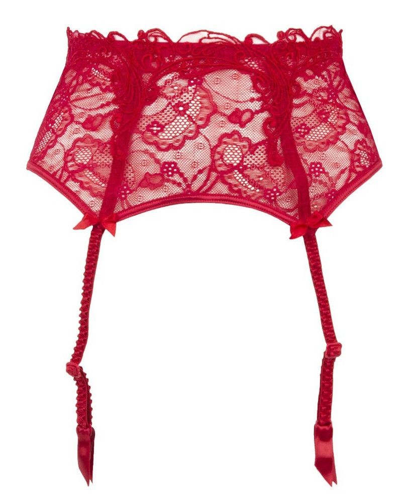 Suspender belt Lise Charmel Soir de Venise (Rouge Venise)