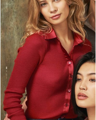 Oscalito "Elegante" Blouse 6350 (Rouge)