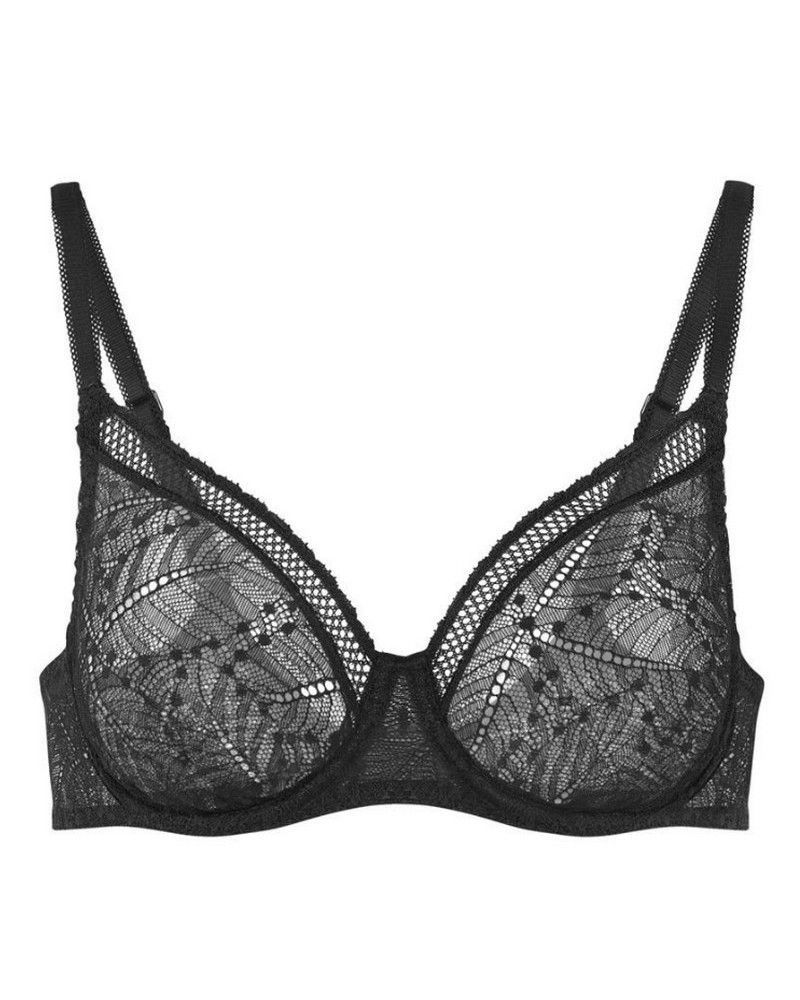 Padded underwired bra Simone Pérèle Comète (Black)