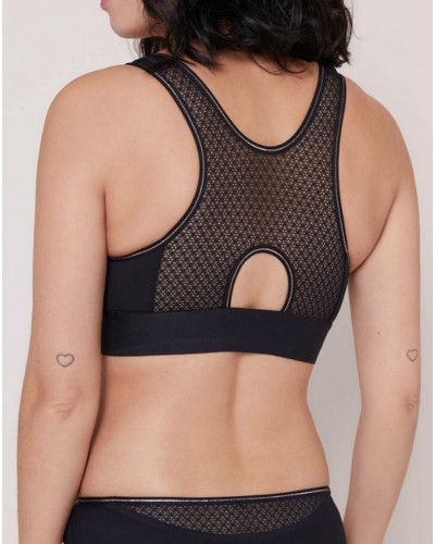 Sujetador deportivo sin aros Simone Pérèle Harmony (Negro)