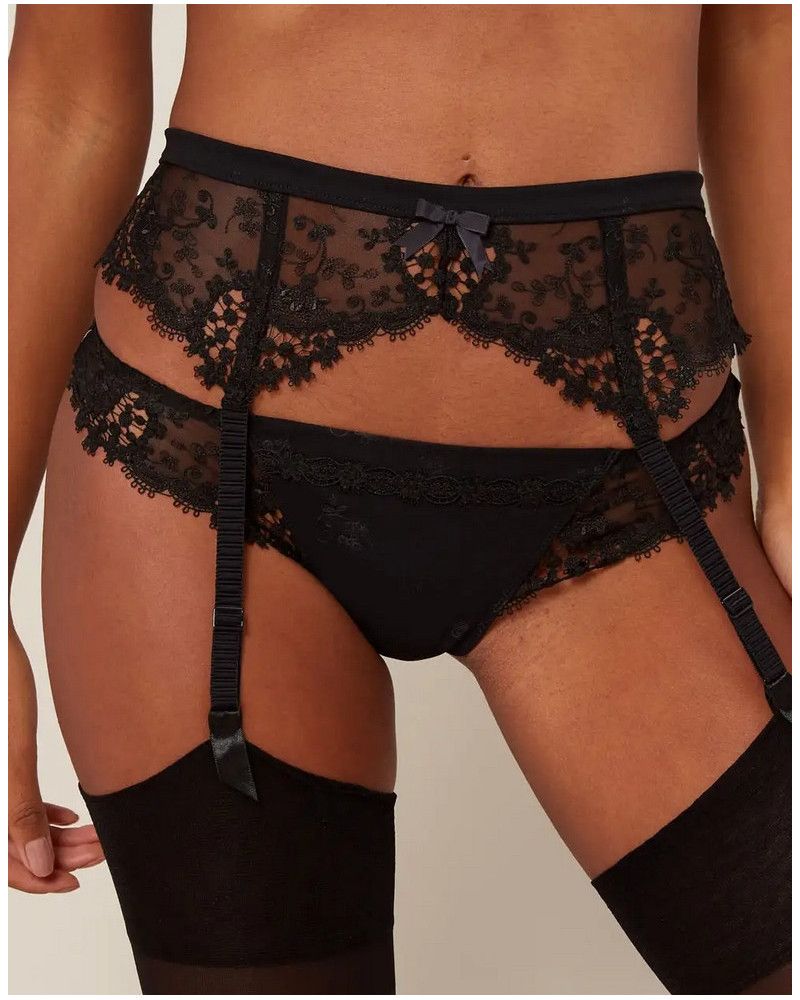 Suspender belt Simone Pérèle Wish (Black)