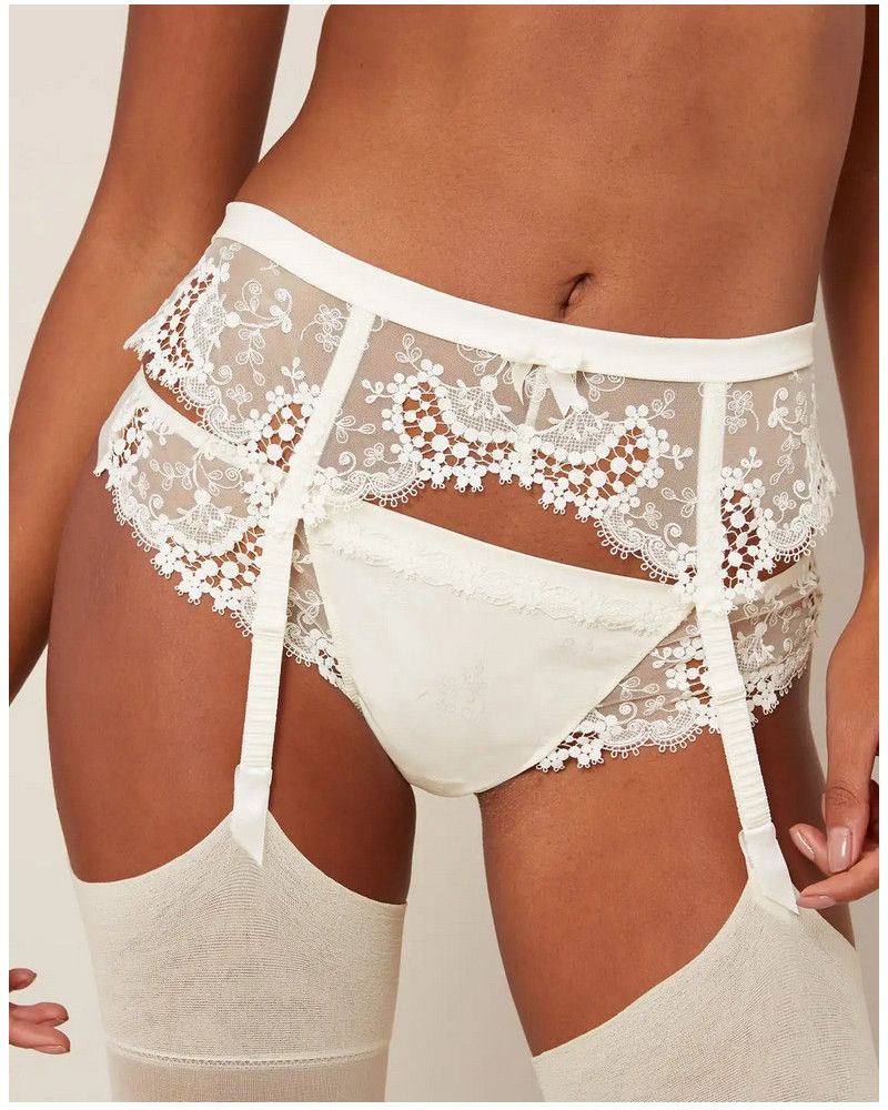 Suspender belt Simone Pérèle Wish (Naturel)