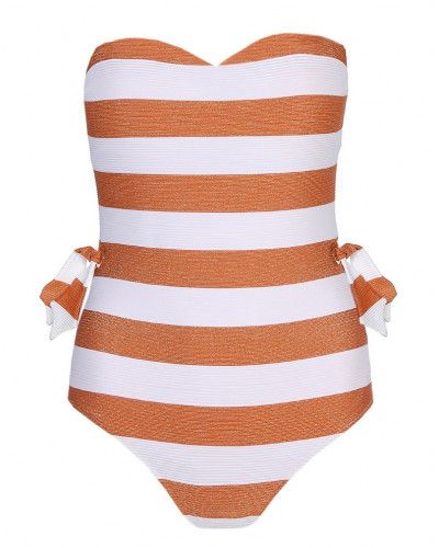 Traje de baño una pieza acolchada tirantes extraíbles Marie Jo Fernanda (Summer Copper)