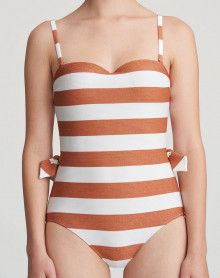Swimsuit strapless padded Marie Jo Fernanda (Summer Copper)