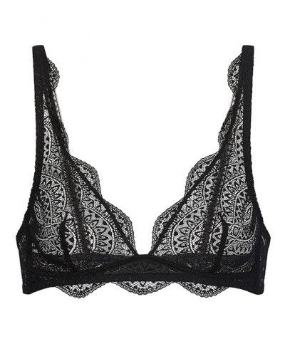 Soft Triangle Bra Simone Pérèle Karma (Black)