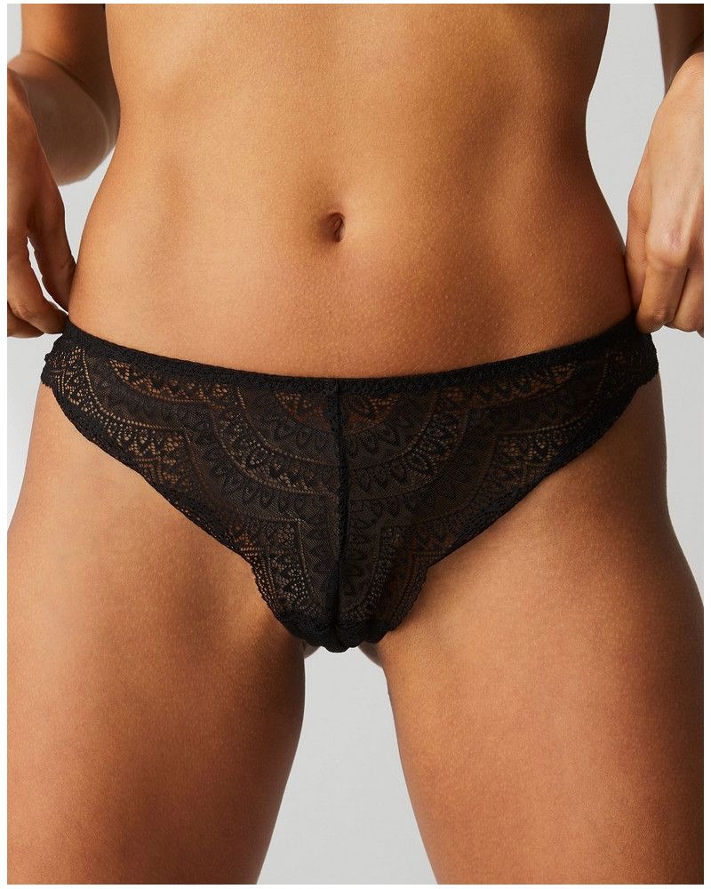 Tanga Simone Pérèle Karma (Black)