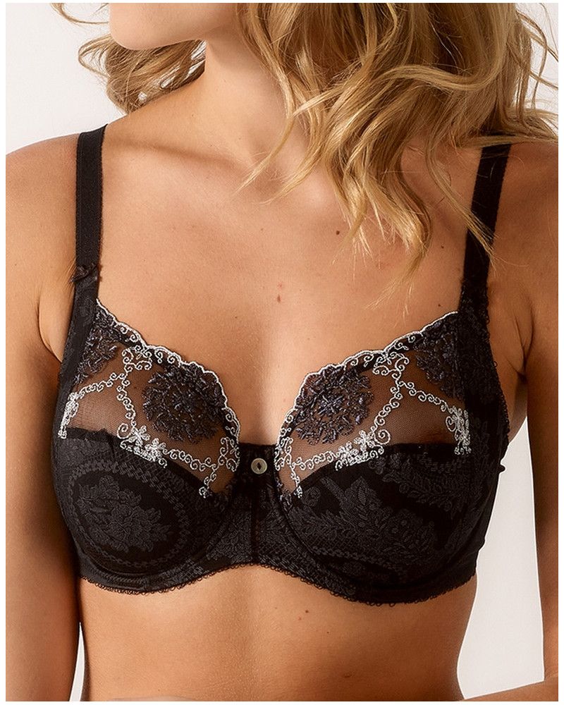 Sujetador con aros Empreinte Lilly Rose (Negro)