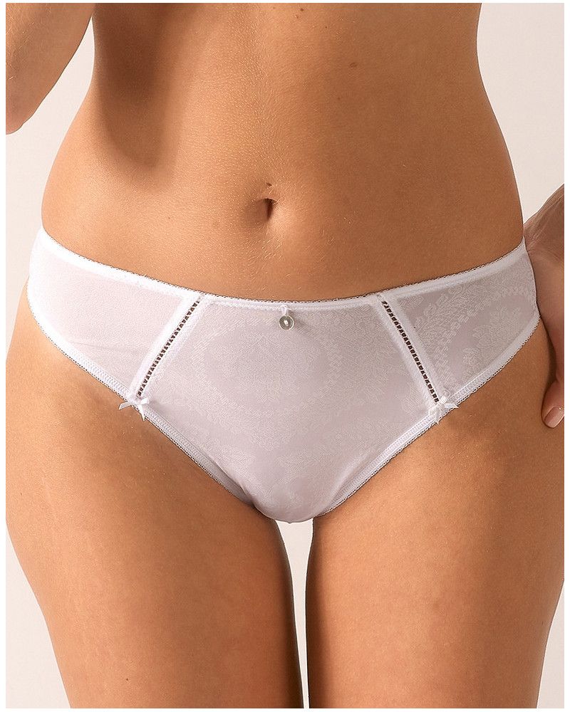 Thong Empreinte Lilly Rose (White)