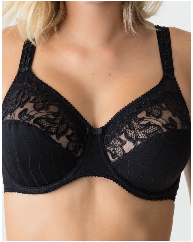 Underwired Bra high support Prima Donna Deauville (Black)