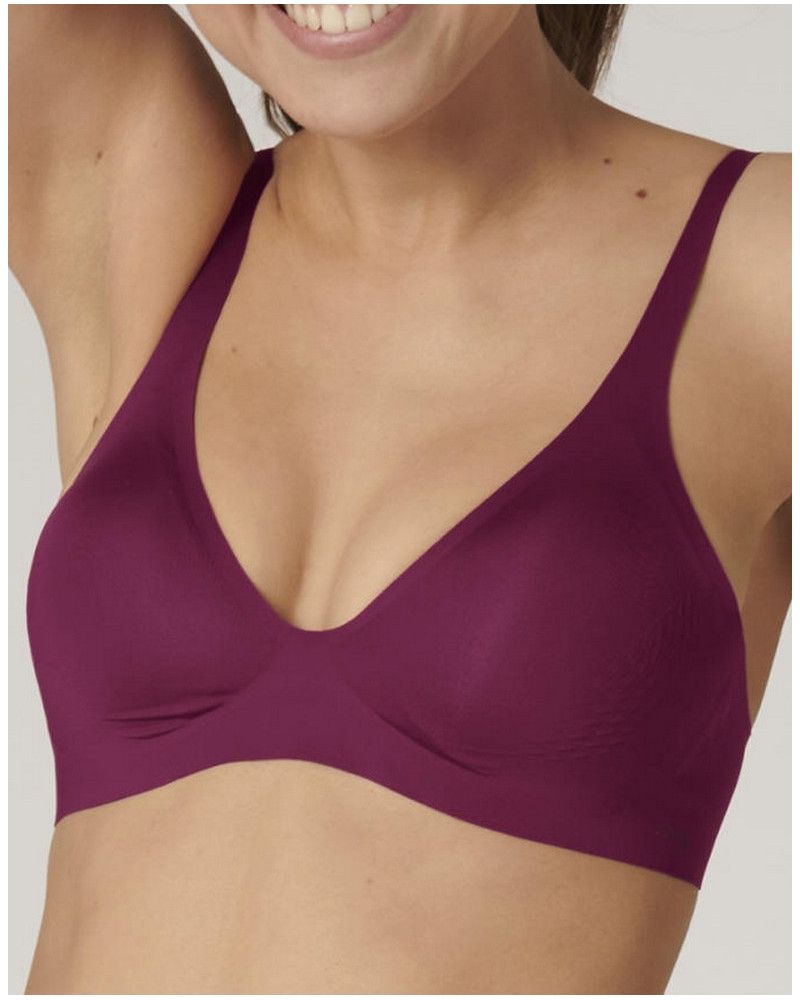 Wireless neckline Bra Sloggi Body Adapt (Bordeaux)