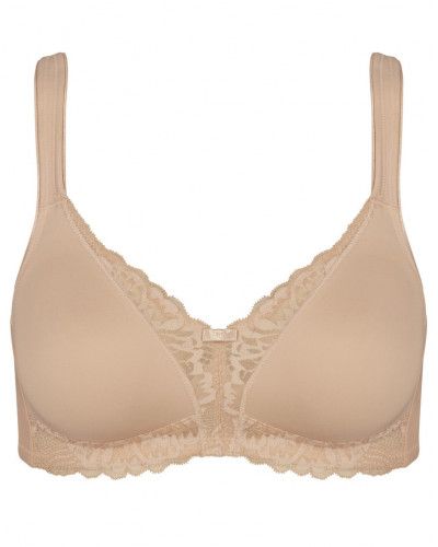 Sujetador sin aros Triumph Modern Lace+Cotton (Beige)