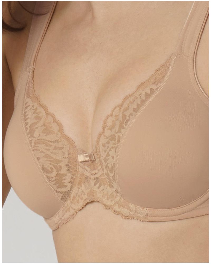 Sujetador con aros Triumph Modern Lace+Cotton (Beige)