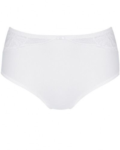 High waist Maxi brief Triumph Modern Lace+Cotton (White)