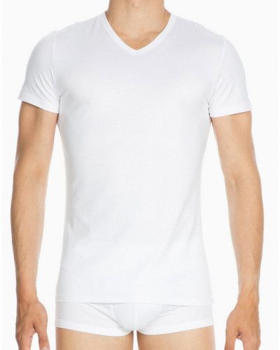Camiseta de Gasa modal (Blanco)