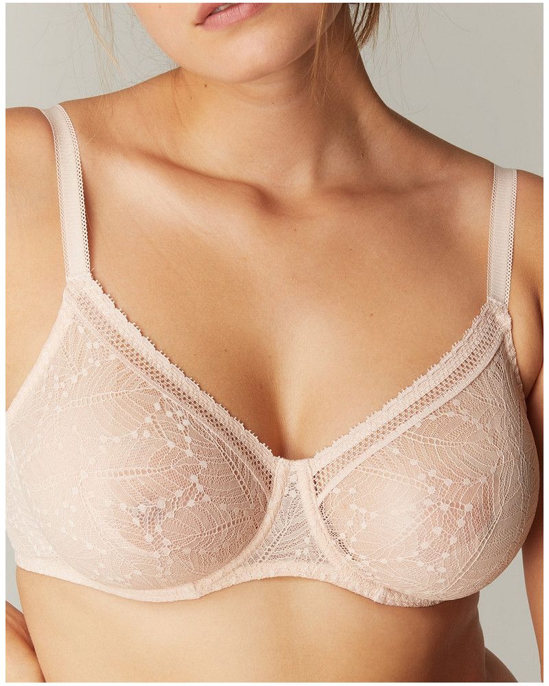 Padded underwired bra Simone Pérèle Comète (Sable Rosé)