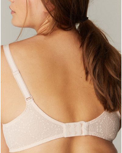 Padded underwired bra Simone Pérèle Comète (Sable Rosé)