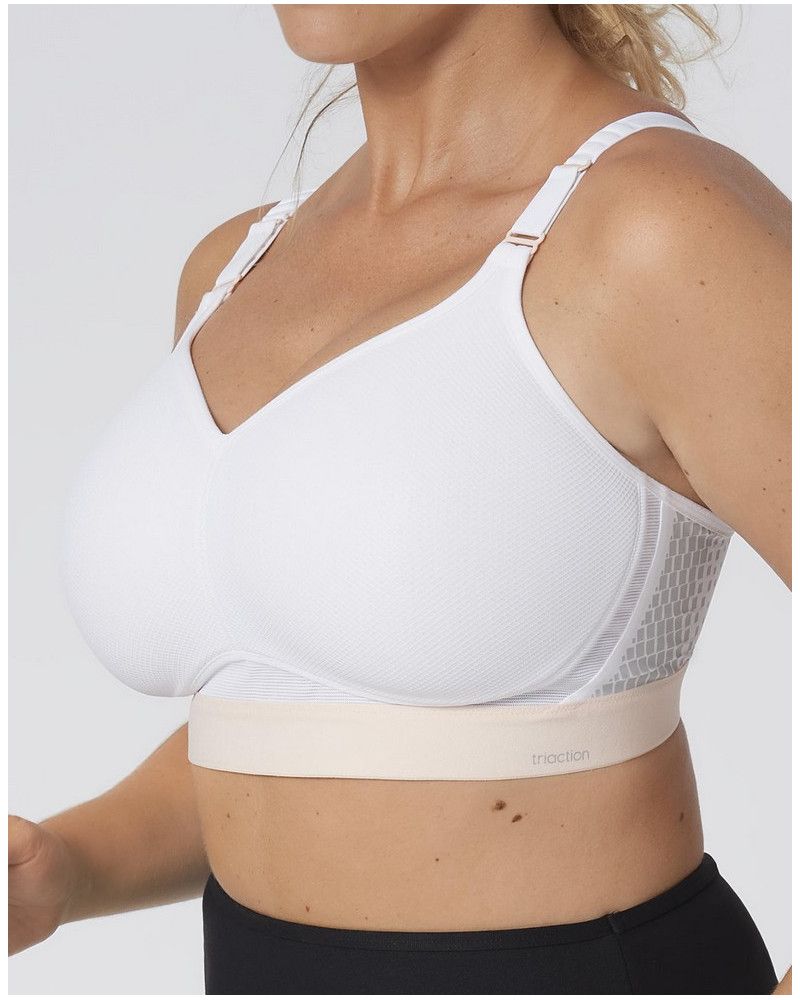 Bra sports Triumph Triaction Cardio Hybrid Lite (White)
