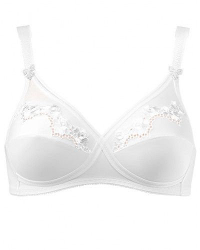 Triumph soutien-gorge sans armature Elasti Cross + Cotton (Blanc)