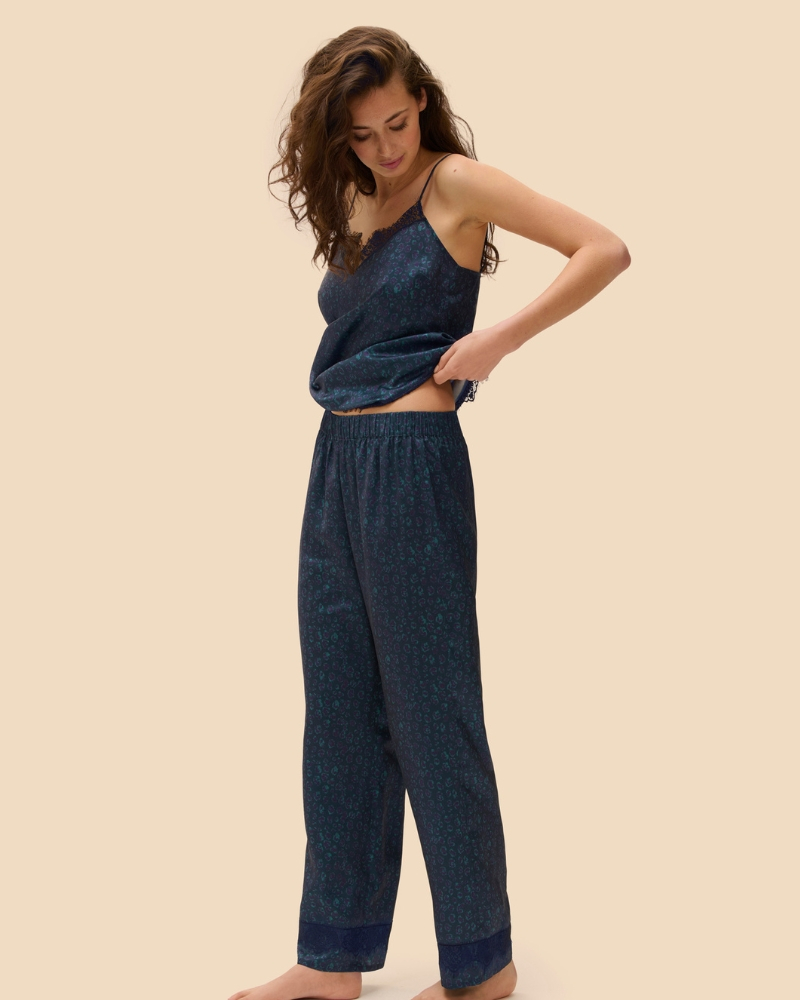 Collection Satin secrets Simone Pérèle (Bleu féline)