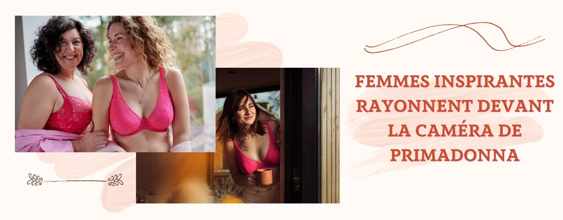Femmes inspirantes rayonnent devant la caméra de PrimaDonna