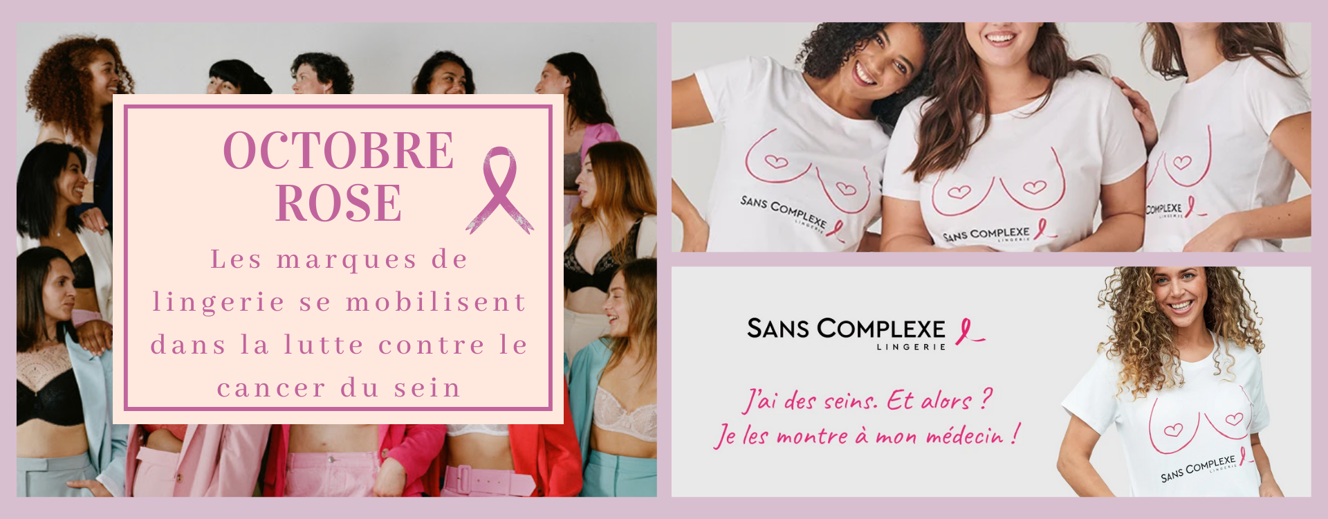Les marques de lingerie se mobilisent dans la lutte contre le cancer du sein
