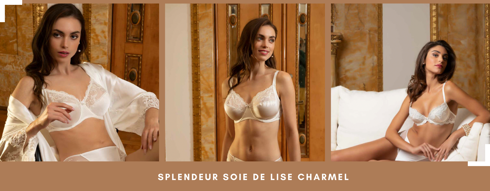 La collection Splendeur Soie de Lise Charmel.