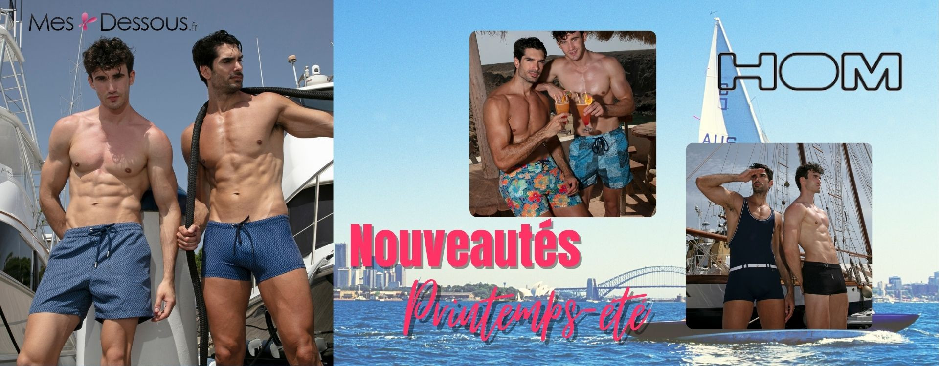 Un été haut en couleurs : Découvrez la collection  printemps-été 2024 HOM bain