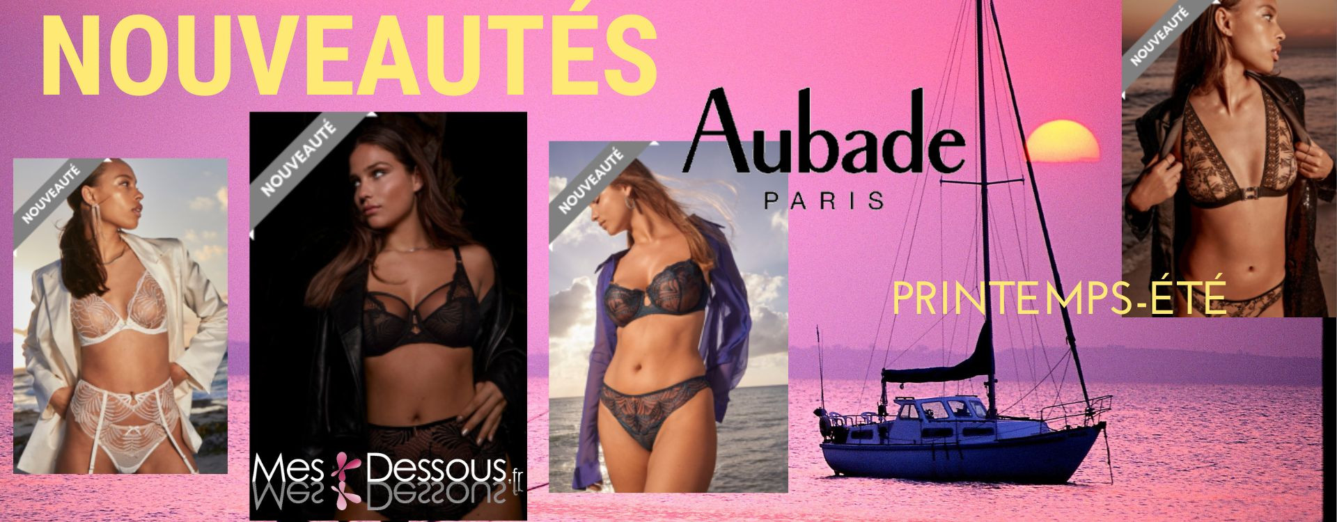 Révélez votre éclat sous le soleil : Plongez dans les nouveautés AUBADE printemps-été 2024 !