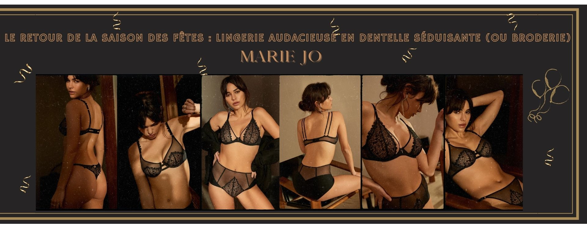 Le retour de la saison des fêtes : lingerie audacieuse en dentelle séduisante (ou broderie)