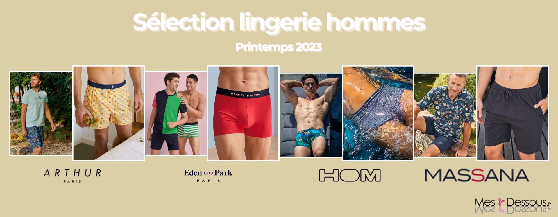 Notre sélection de lingerie pour Hommes pour le printemps 2023