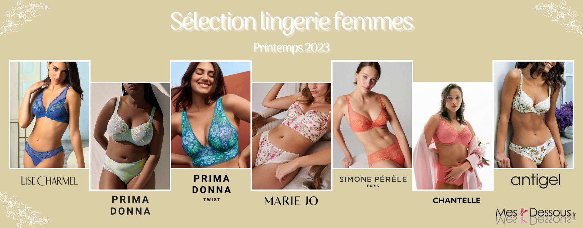 Notre sélection de lingerie pour femmes pour le printemps 2023
