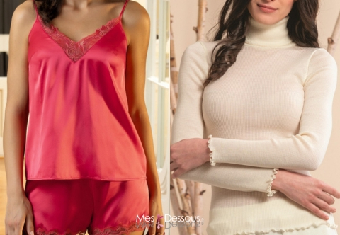 La différence entre les sous-vêtements en laine, soie et coton